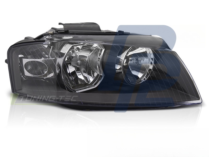 Headlight Black Right Side TYC for Audi A3 8P 2003–2008 - 5