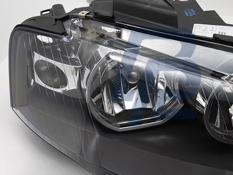 Headlight Black Right Side TYC for Audi A3 8P 2003–2008 - 6