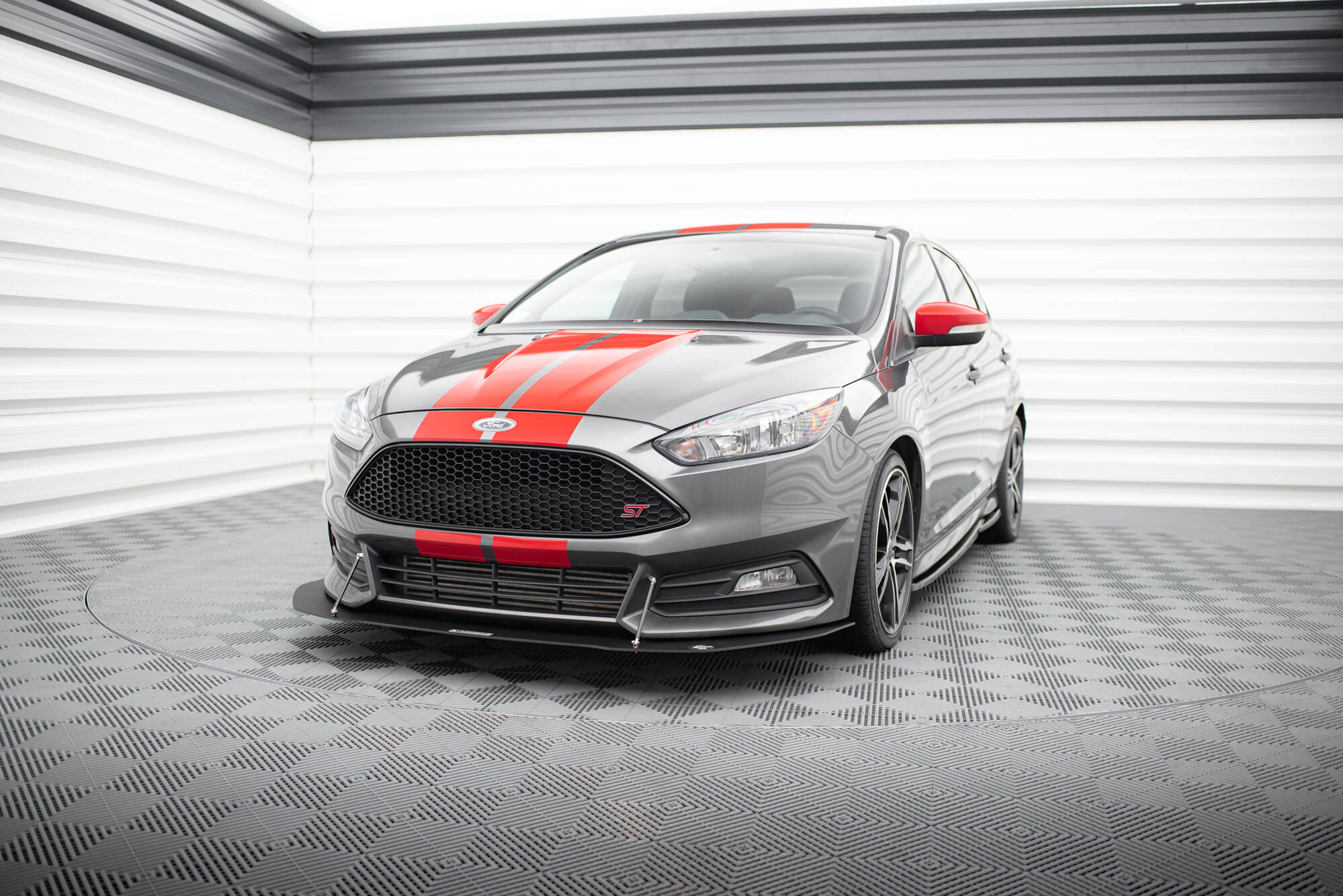 Racing Front Splitter V.1 Ford Focus ST Mk3 FL - 3