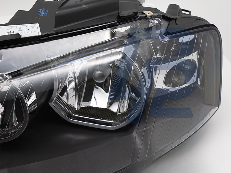 Headlight Black Left Side TYC for Audi A3 8P 2003–2008 - 3