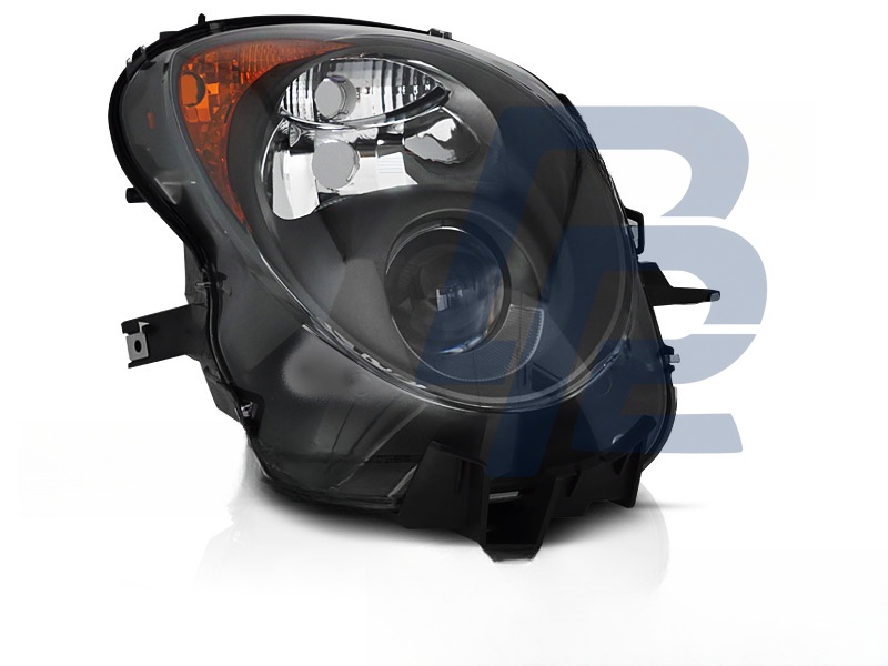 Headlight Black Right Side TYC for Alfa Romeo Mito 2008–2015 - 2