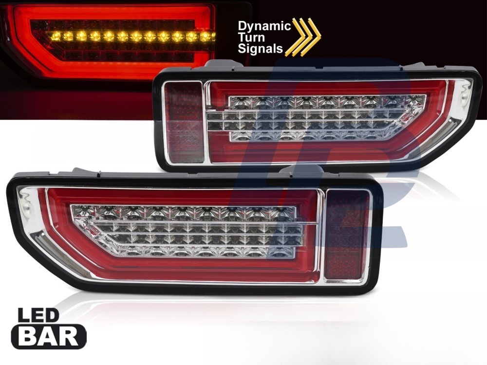 Tail Lights for Suzuki Jimny IV 2018– Chrome LED Bar - 4