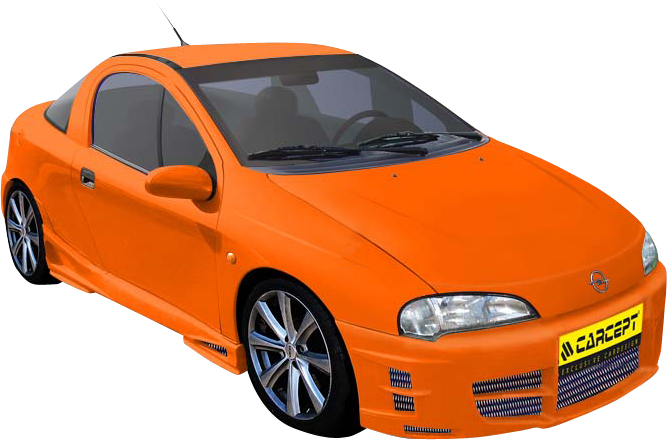 OPEL TIGRA A BASIC FRÄMRE STÖTFÅNGARE [CARCEPT]