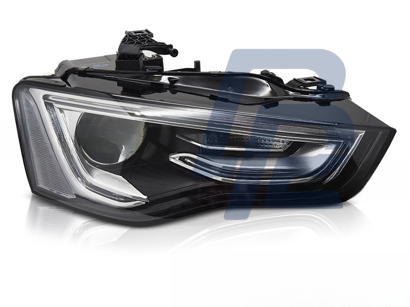 Xenon Headlight Black Right Side TYC for Audi A5 2012–2016 - 6