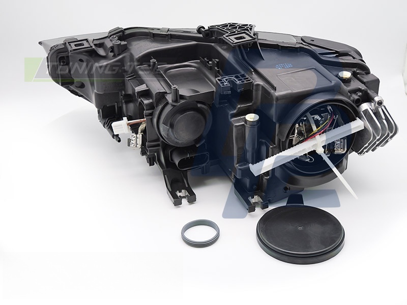 Xenon Headlight Black Right Side TYC for Audi A5 2012–2016 - 3