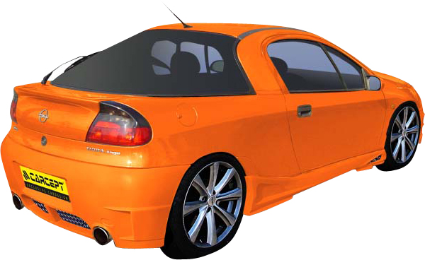 OPEL TIGRA A BASIC BAKRE STÖTFÅNGARE [CARCEPT]