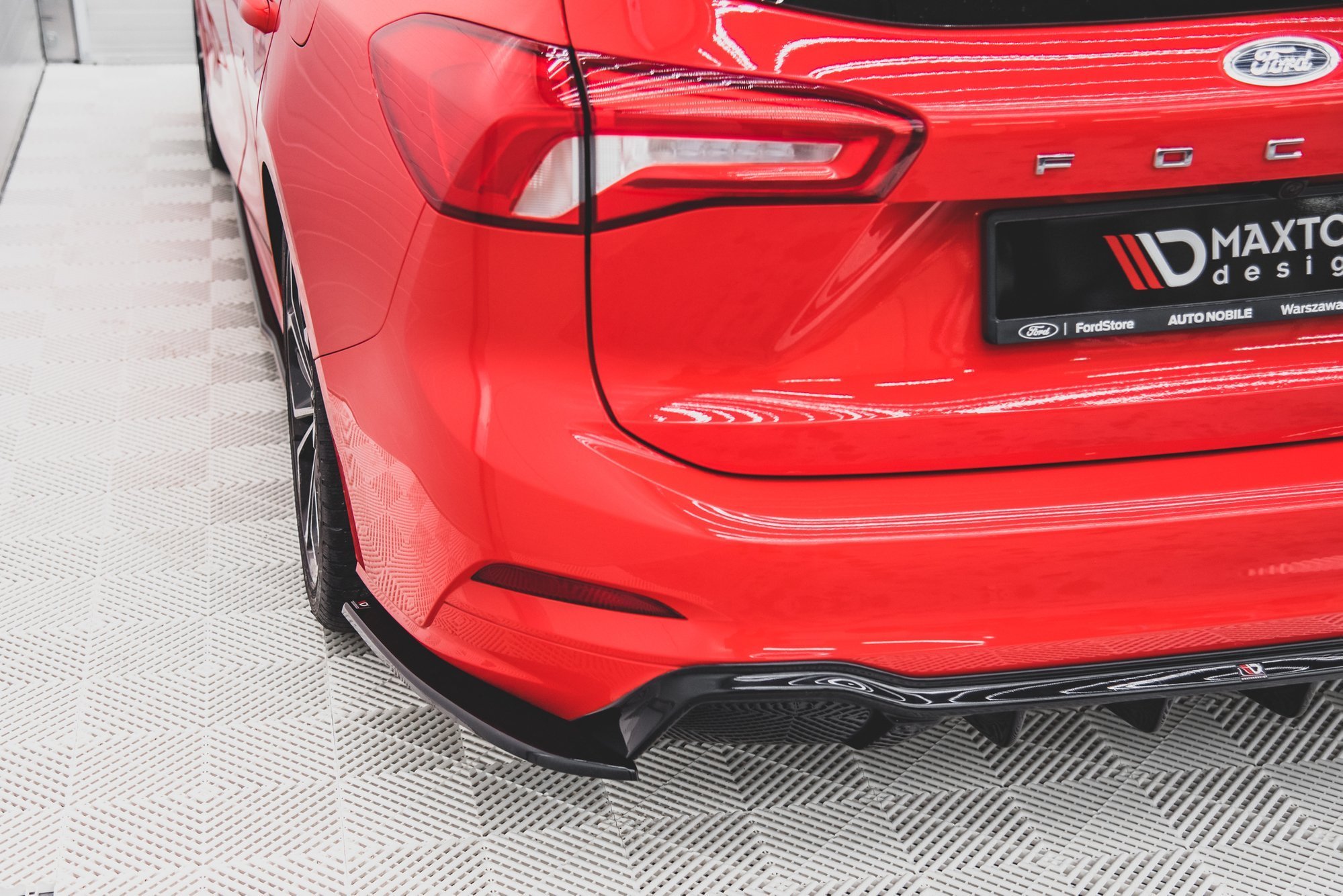 Rear Side Splitters V.3 Ford Focus ST-Line Estate Mk4 (2018-) - 3