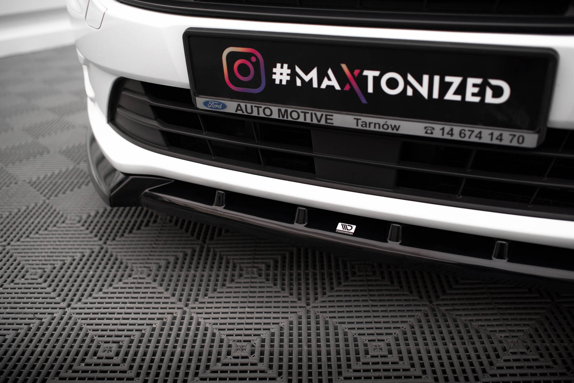 Front Splitter V.2 Ford Transit Connect Mk2 Facelift - 4