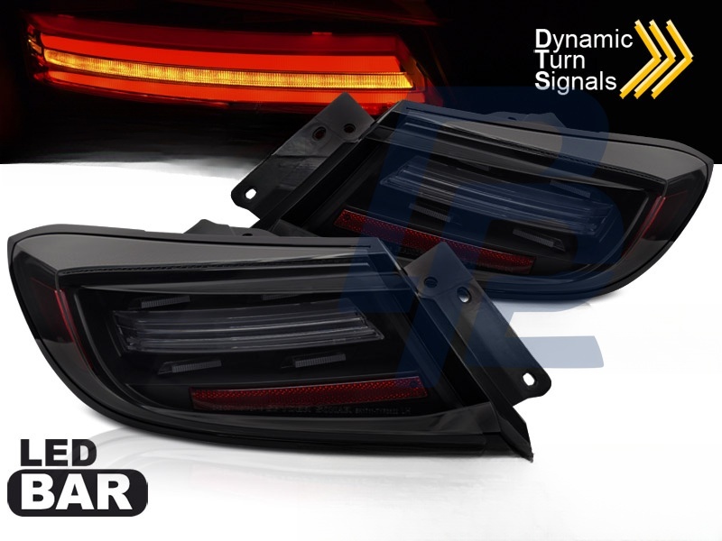 LED Bar Tail Lights Black/Smoked Sequential for Toyota GR86 2021– - 4