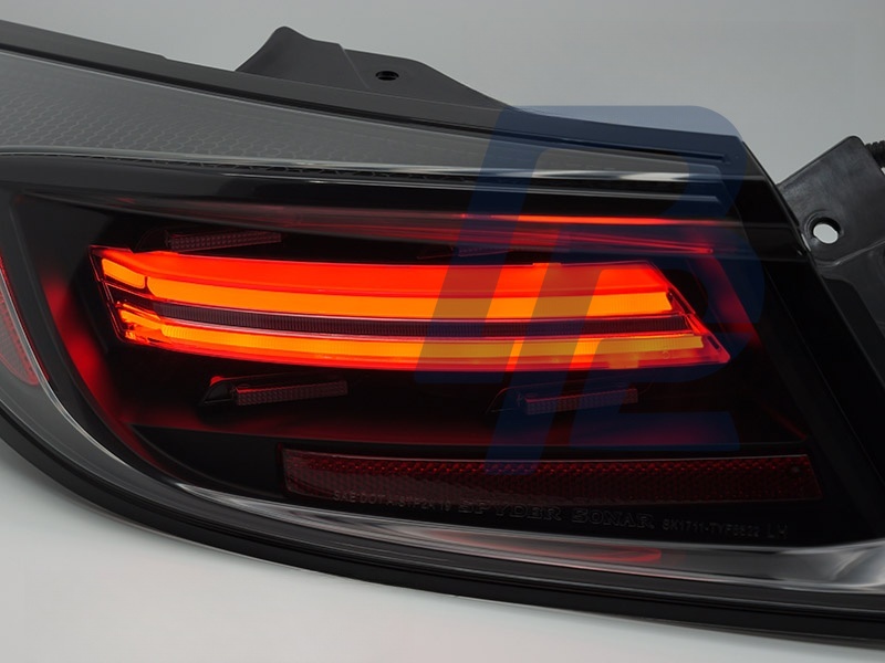 LED Bar Tail Lights Black/Smoked Sequential for Toyota GR86 2021– - 2