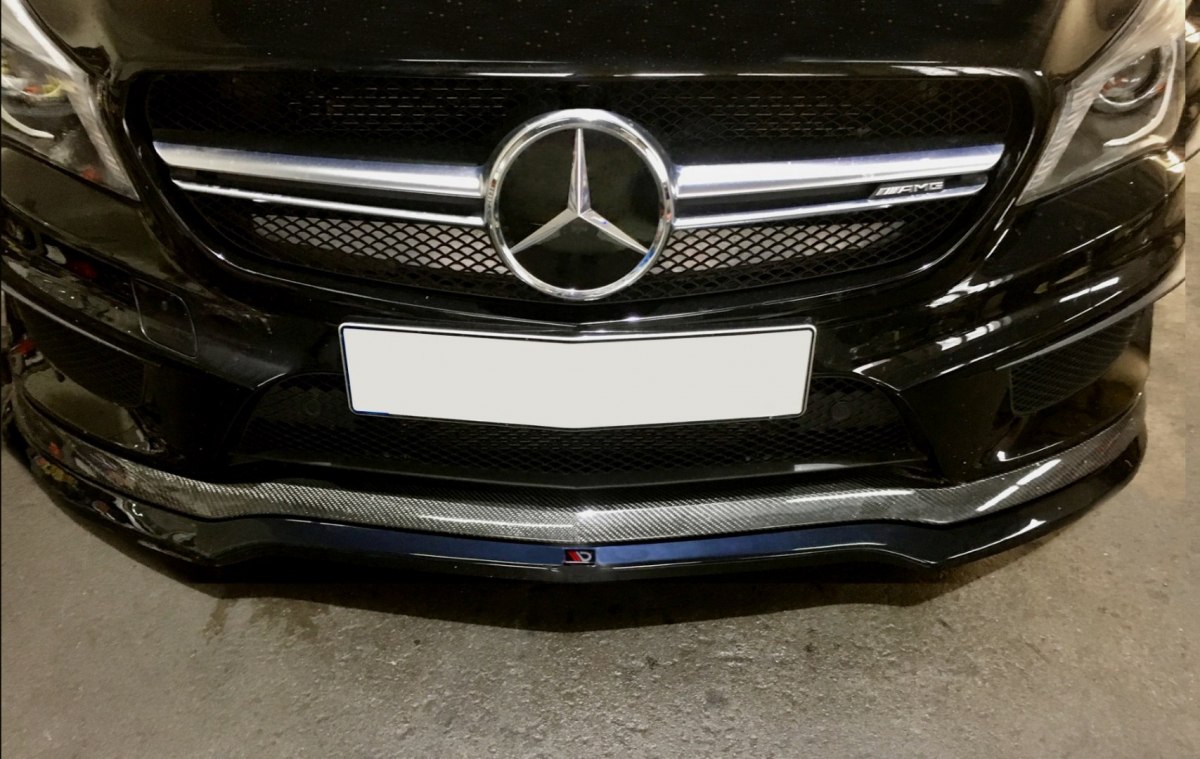 FRONT SPLITTER V.1 MERCEDES CLA 45 AMG C117 (PREFACE) - 3