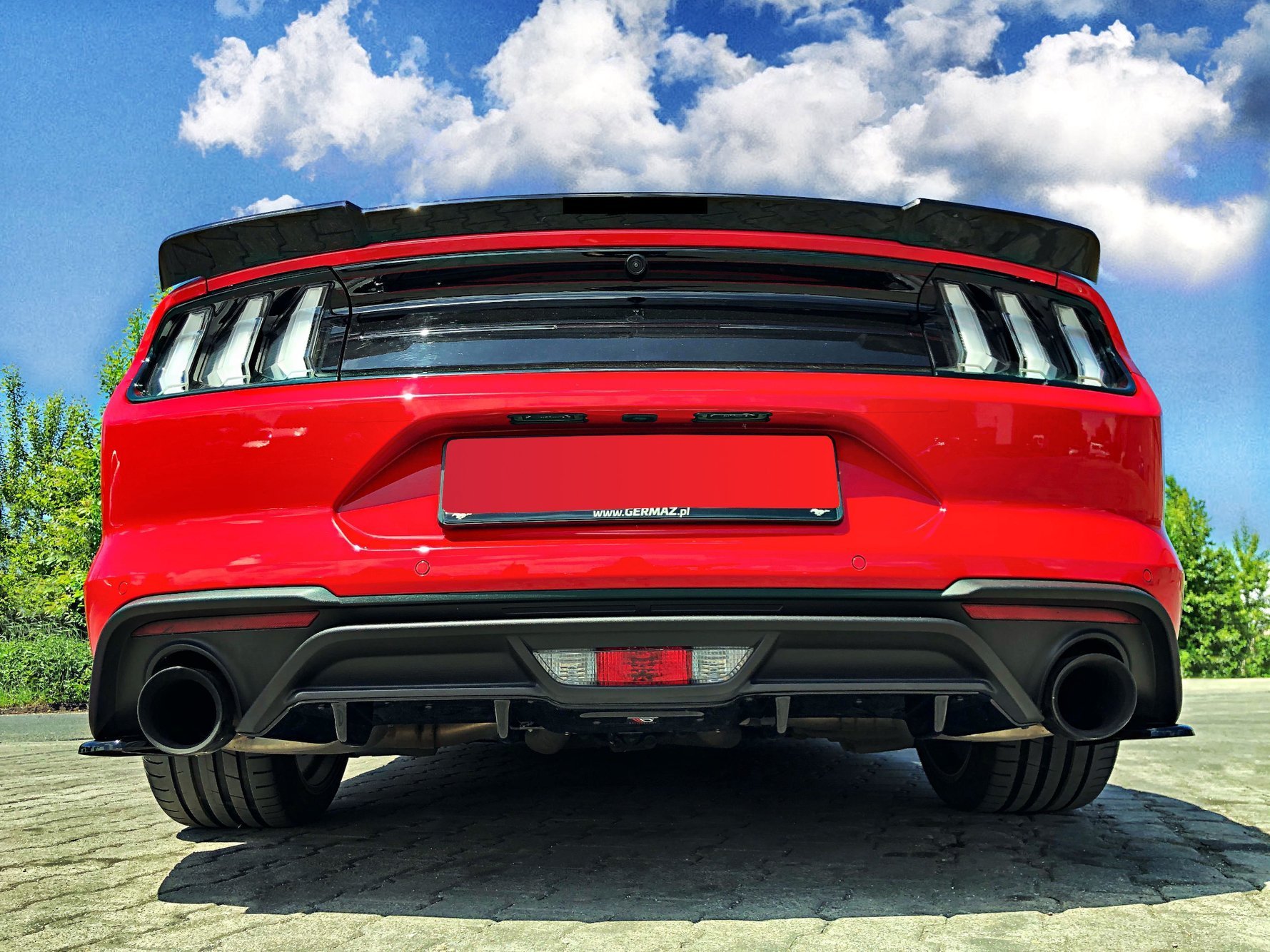 Rear Valance Ford Mustang Mk6 Facelift (2017-) - 2