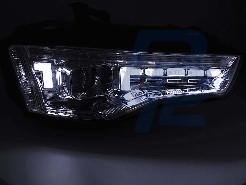 Xenon Headlights LED Chrome Sequential for Audi A5 2011–2016 - 3