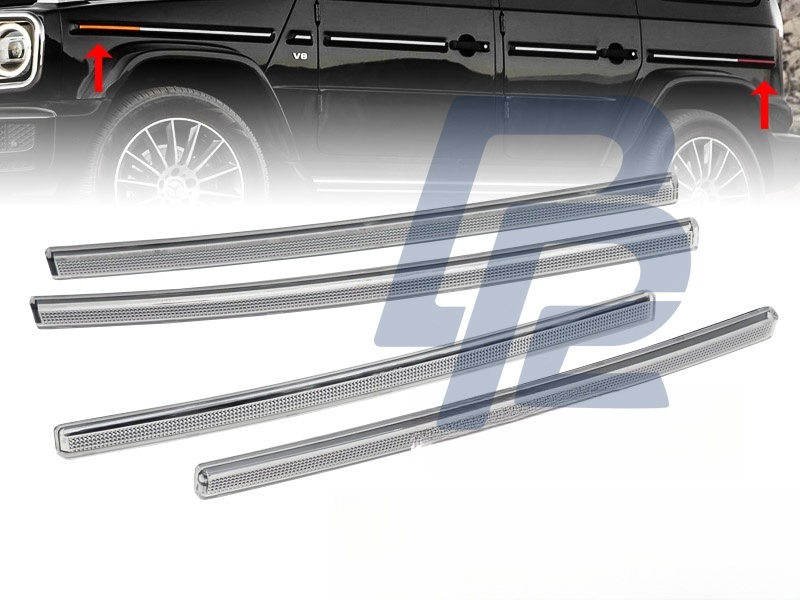 Door Trims – Strips White for Mercedes W464 AMG 2018– - 2