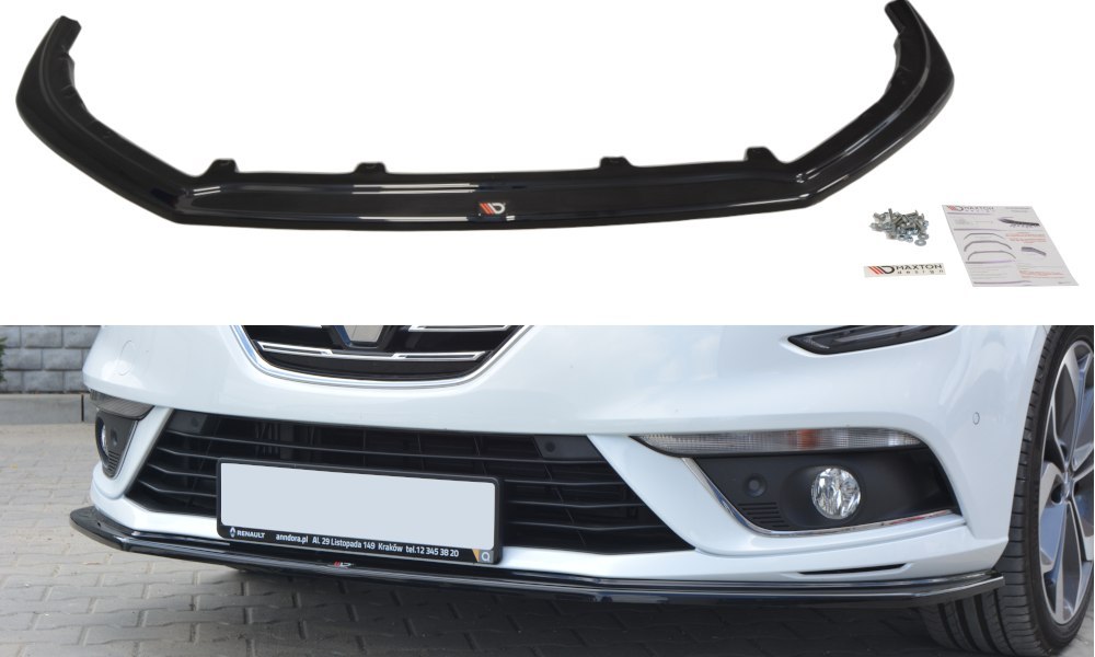 FRONT SPLITTER V.1 RENAULT MEGANE MK4 HATCHBACK