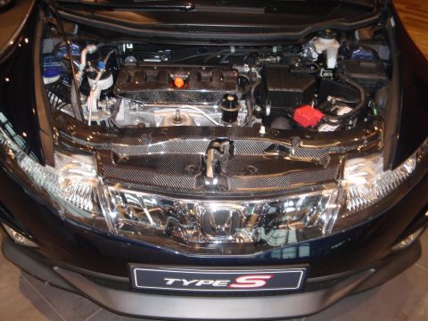 HONDA CIVIC 3/5D 06+ FK/FN 1.8 CARBON ENGINE COVER - 2