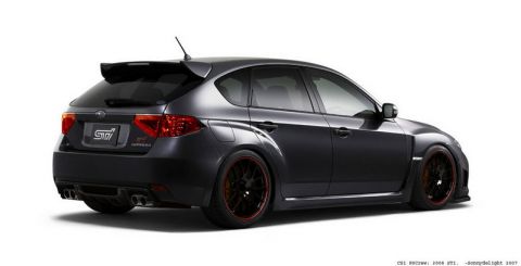 SUBARU IMPREZA GR 08+ (STI) WRC STYLE CARBON SPOILER - 2