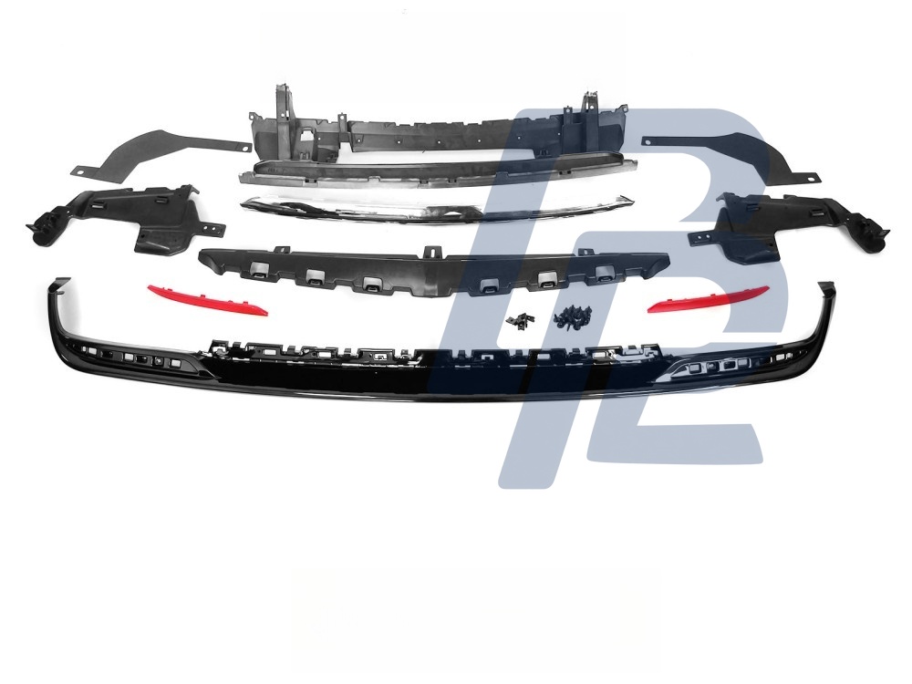 Sport Rear Bumper Chrome PDC for Mercedes S-Class W222 2013–2017 - 5