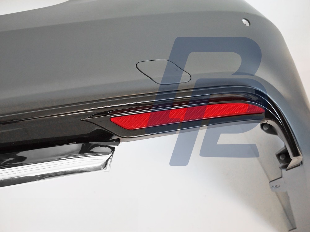 Sport Rear Bumper Chrome PDC for Mercedes S-Class W222 2013–2017 - 3