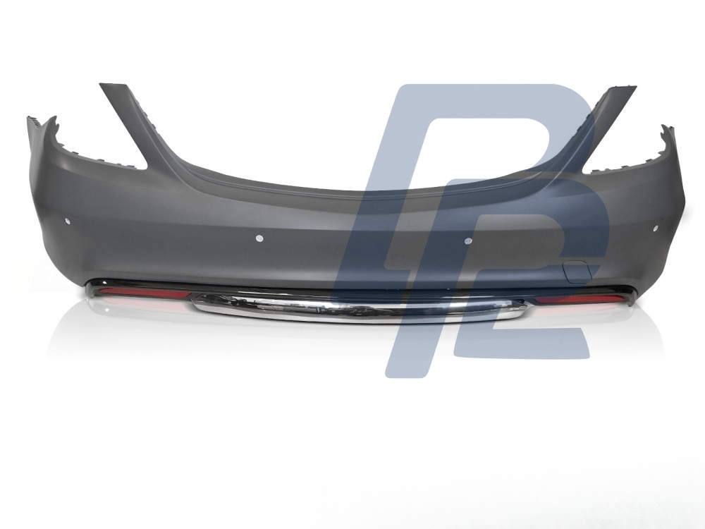Sport Rear Bumper Chrome PDC for Mercedes S-Class W222 2013–2017 - 4