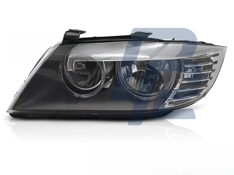 Headlight Black Left Side TYC for BMW E90 E91 LCI 2009–2011 - 2