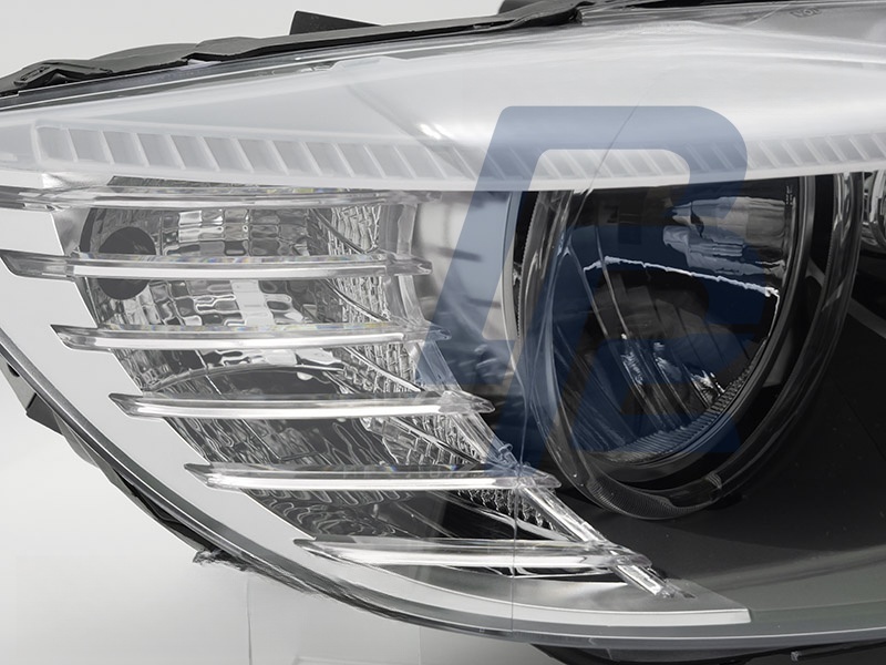 Headlight Black Right Side TYC for BMW E90 E91 LCI 2009–2011 - 2