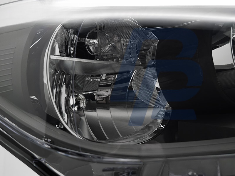 Headlight Black Right Side TYC for BMW F20 F21 2011–2014 - 2