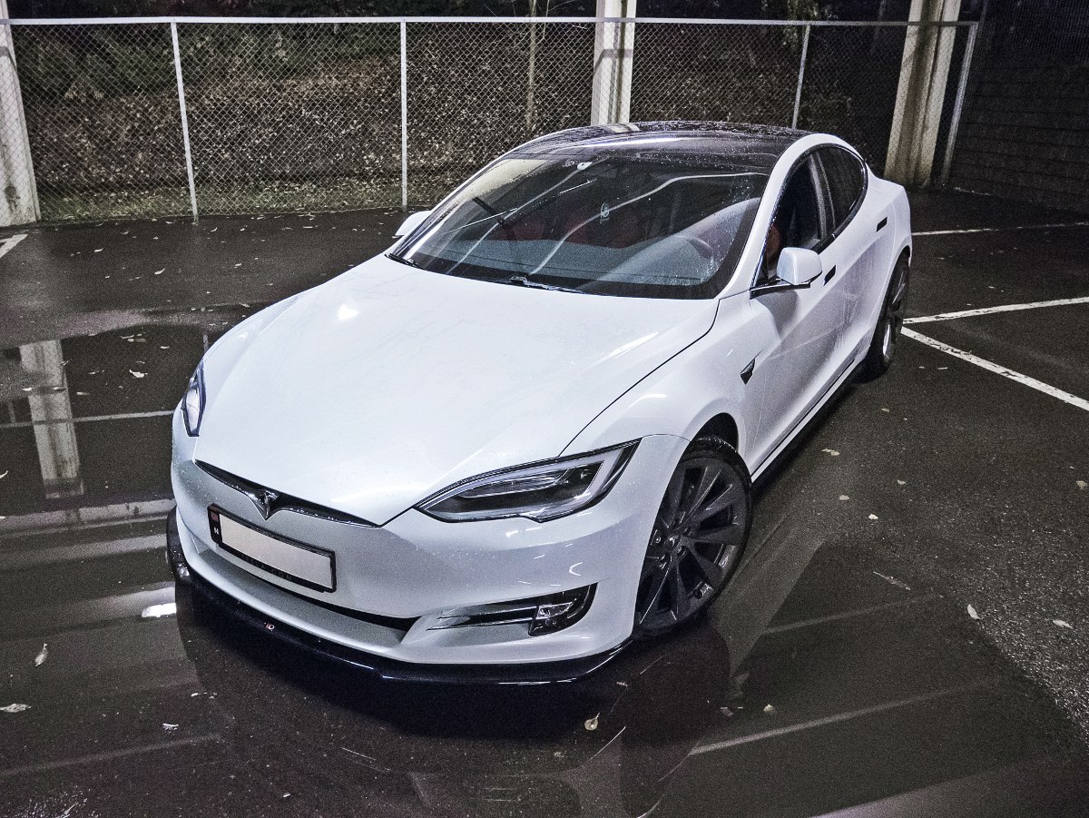 FRONT SPLITTER V.1 TESLA MODEL S FACELIFT - 3