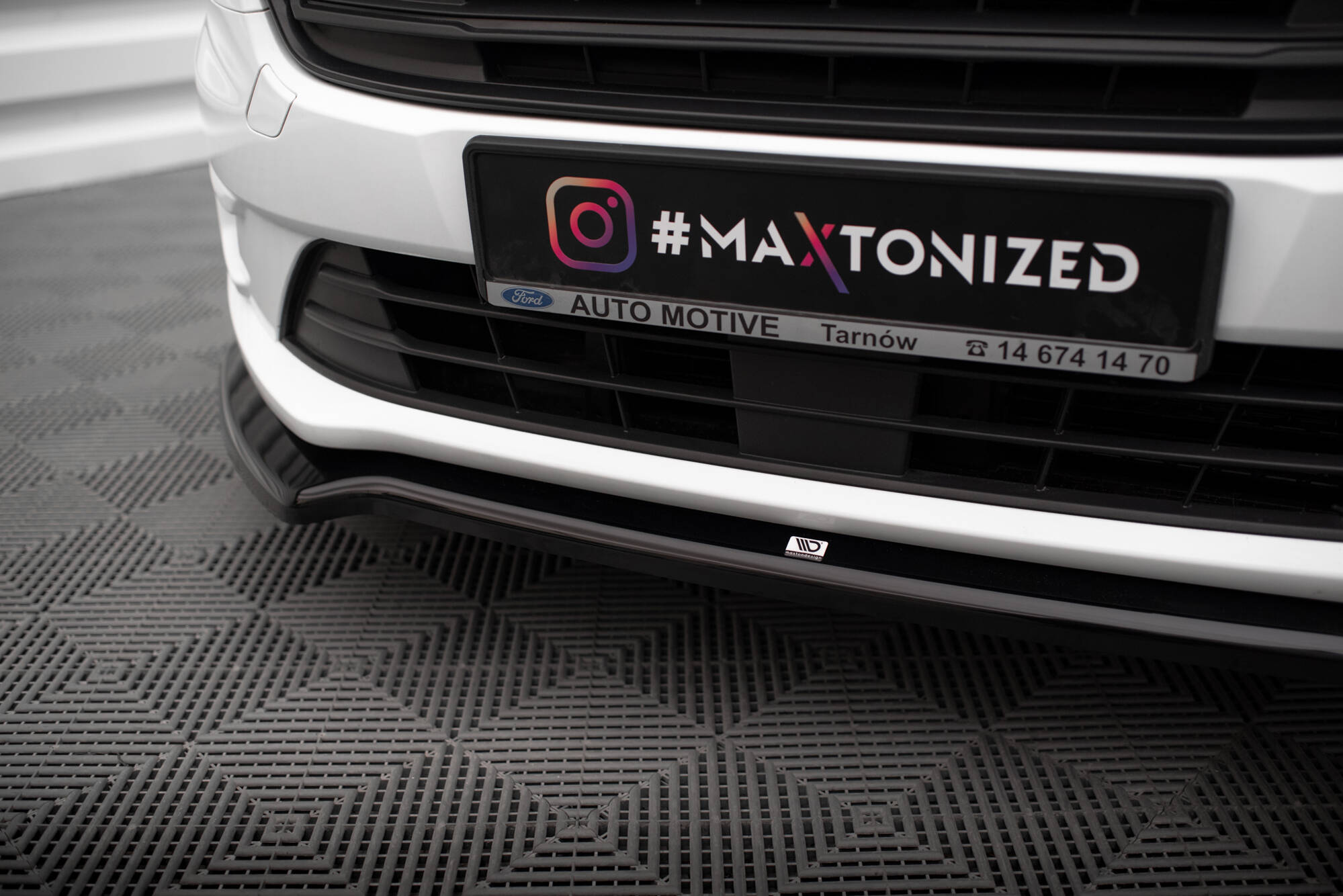Front Splitter V.1 Ford Transit Connect Mk2 Facelift - 4