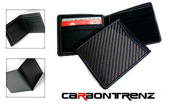 CARBONTRENZ REAL LEATHER CARBON FIBER WALLET