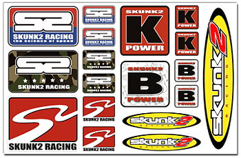 SKUNK2 DECAL/STICKER PACKAGE (WINDSHIELD + 2X SIDE DECAL)
