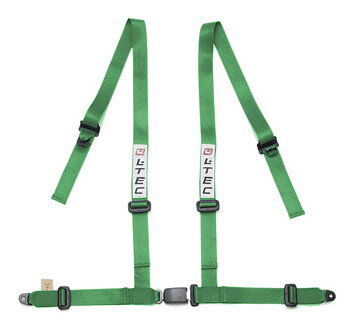 LTEC 4-POINT SEATBELT STREET 2 INCH GREEN