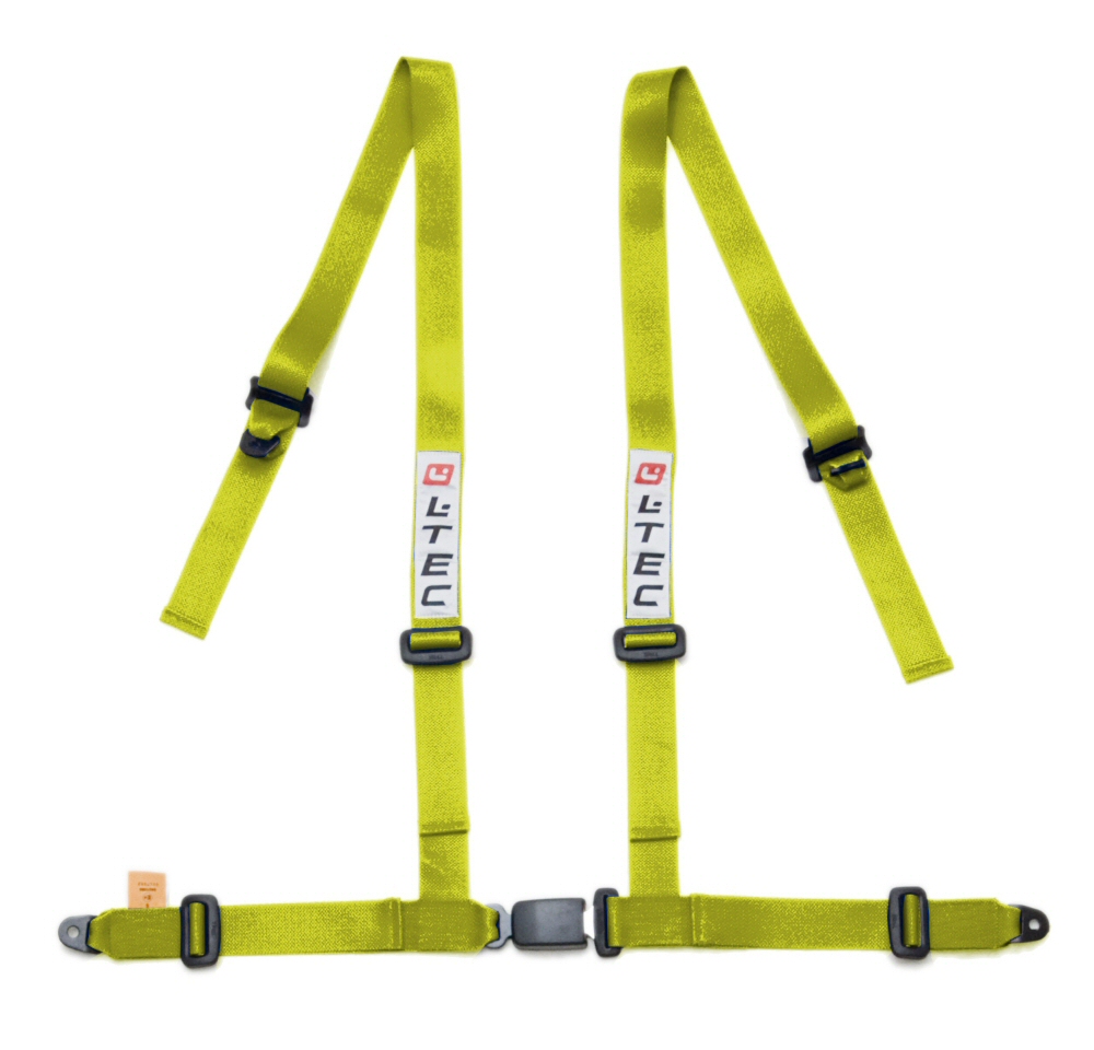 LTEC 4-POINT SEATBELT STREET 2 INCH YELLOW