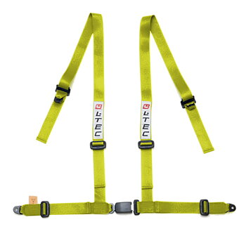 LTEC 4-POINT SEATBELT STREET 2 INCH YELLOW