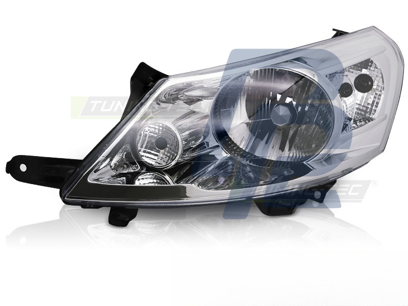 Headlight Chrome Left Side TYC for Citroen Jumpy Peugeot Expert Fiat Scudo 2007–2016 - 3