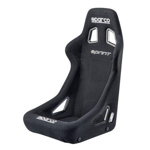 SPARCO UNIVERSAL RACING/BUCKET SEAT SPRINT V BLACK INCL FIA