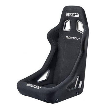 SPARCO UNIVERSAL RACING/BUCKET SEAT SPRINT V BLACK INCL FIA