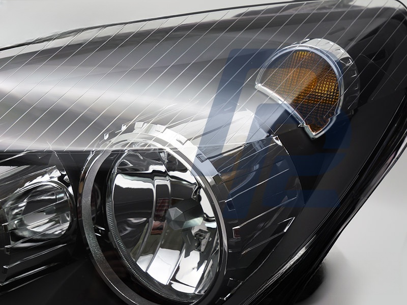 Headlight Black Left Side TYC for Opel Astra H 2004–2010 - 4
