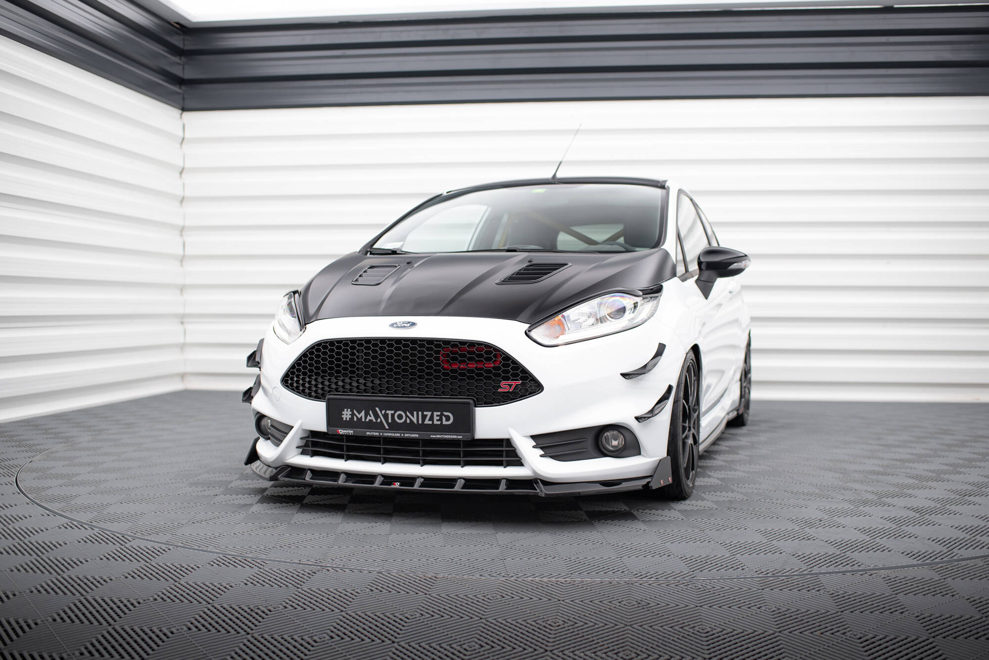 Front Splitter V.6 + Flaps Ford Fiesta ST Mk7 Facelift - 3