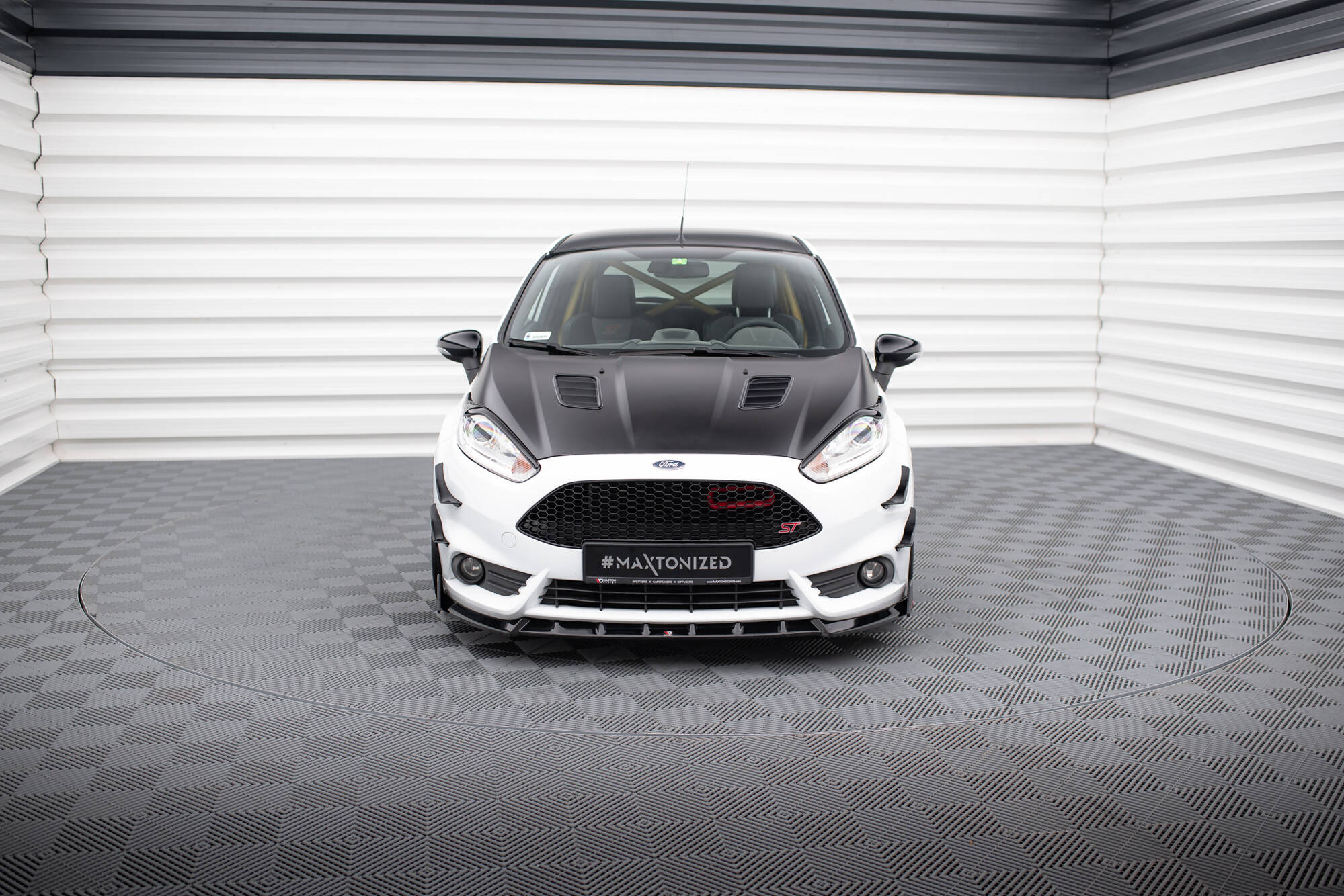 Front Splitter V.6 + Flaps Ford Fiesta ST Mk7 Facelift - 2