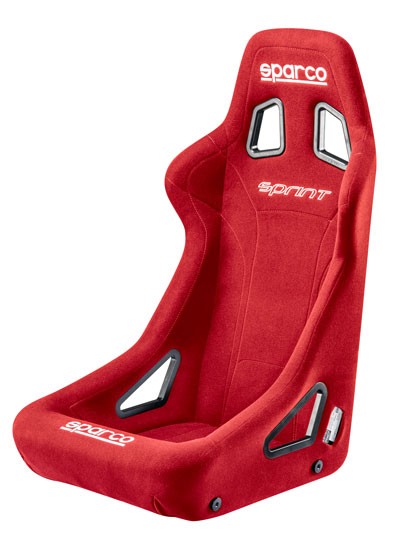 SPARCO UNIVERSAL RACING/BUCKET SEAT SPRINT V RED INCL FIA