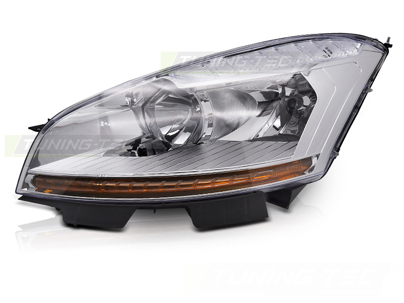STRÅLKASTARE KROM VÄNSTER SIDA TYC TILL CITROEN C4 PICASSO 2006-2010