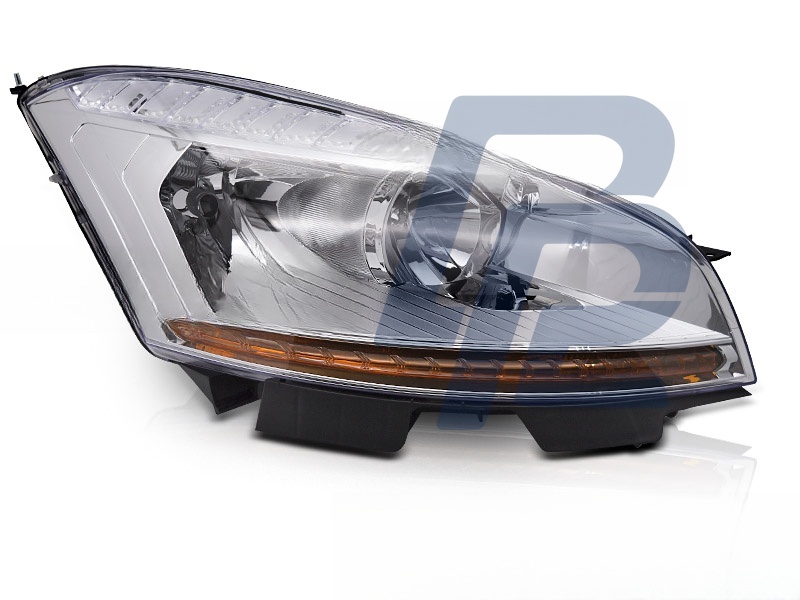 Headlight Chrome Right Side TYC for Citroen C4 Picasso 2006–2010 - 2