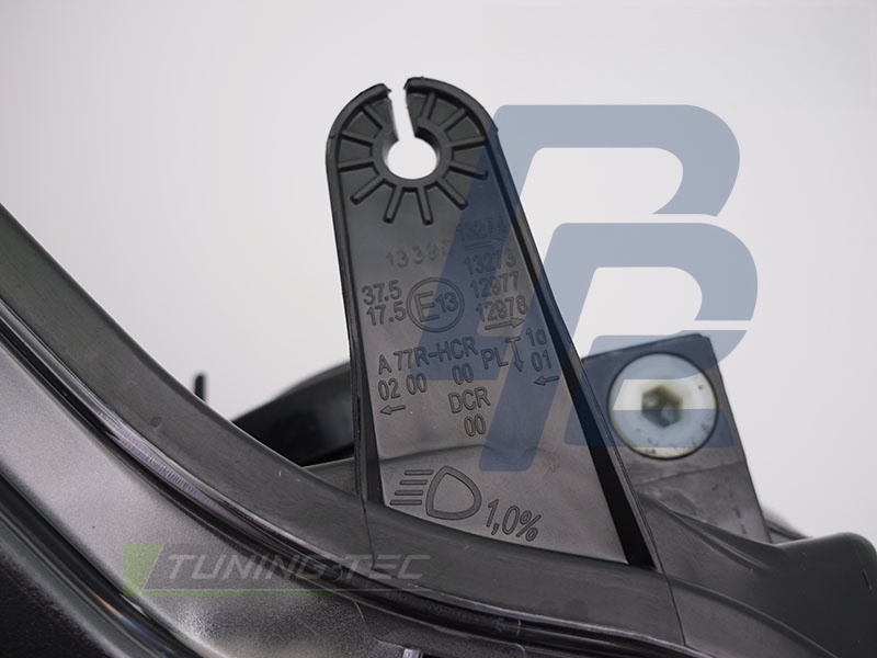 Headlight Black Left Side TYC for Ford Focus MK2 2008–2010 - 5