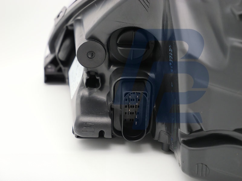 Headlight Black Left Side TYC for Ford Focus MK2 2008–2010 - 3