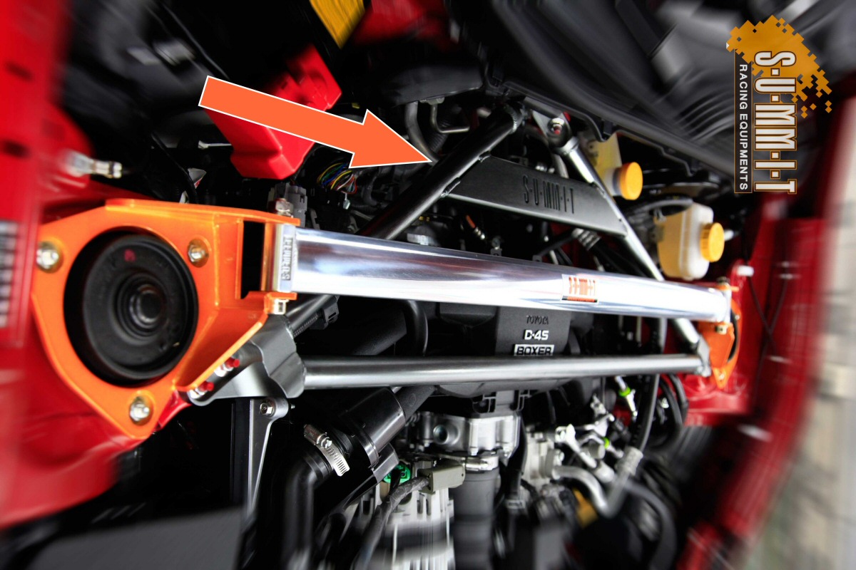TOYOTA GT86 / SUBARU BRZ  SUMMIT 3 POINT FRONT UPPER STRUTBAR