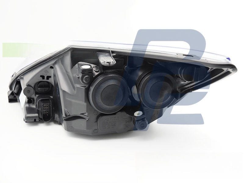 Headlight Black Right Side TYC for Ford Focus MK2 2008–2010 - 2