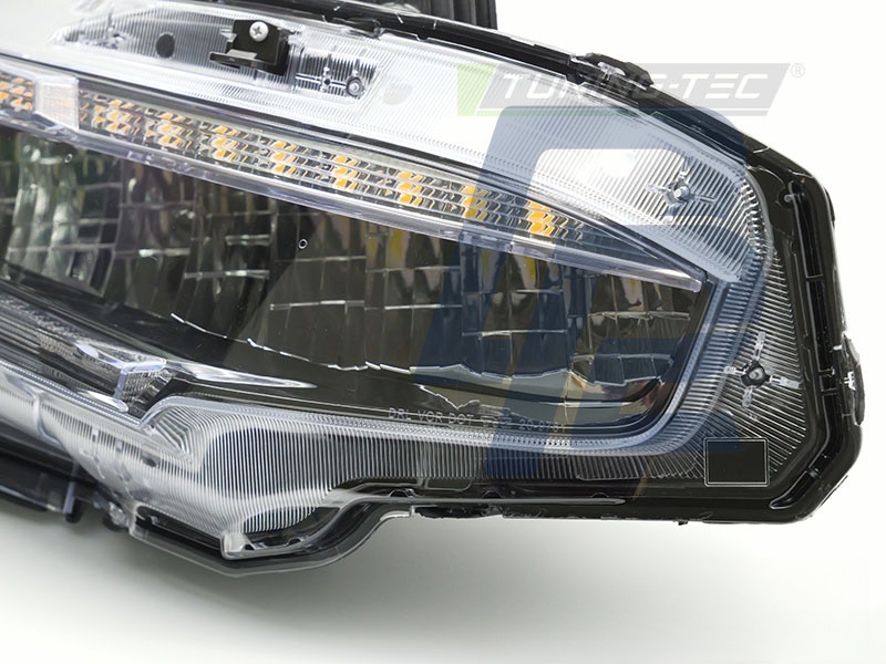 Full LED Right Headlight TYC for Honda Civic X 2016–2021 - 7