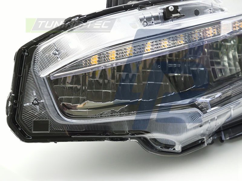 Full LED Left Headlight TYC for Honda Civic X 2016–2021 - 7
