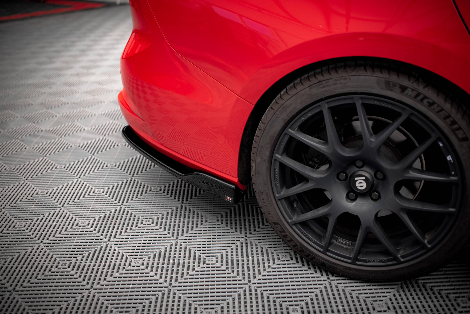 Rear Side Splitters V.6 Ford Focus Estate ST-Line Mk4 - 4